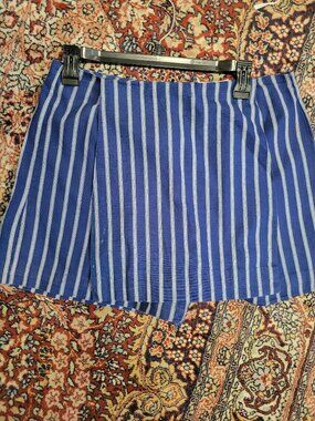 Vintage 70's Original Skorts -Hot pants with front Bib Size 16
